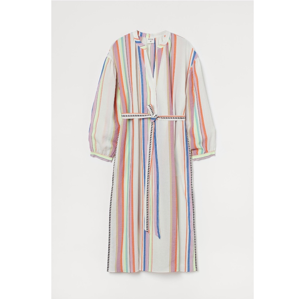 Rainbow stripe lemlem for H&M dress XS